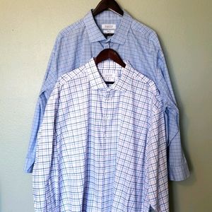 Bundle of 2 Big and Tall Men's Dress Shirt